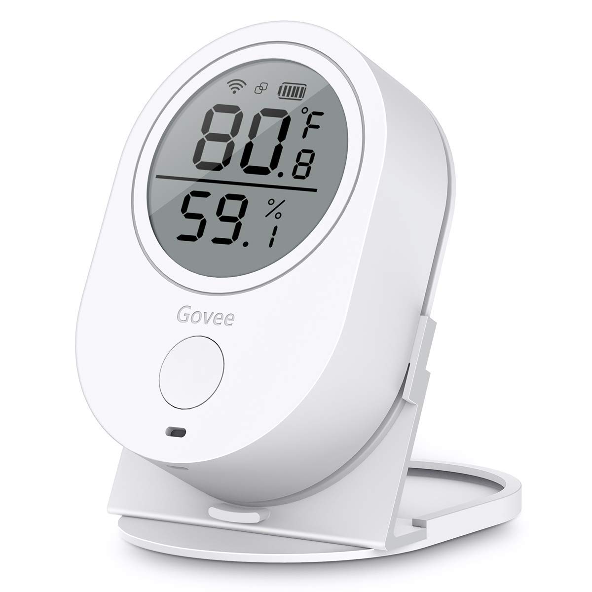 Govee WiFi Temperature Humidity Sensor, Compatible with Alexa, Wireless Thermometer Hygrometer Temp Humidity Monitor for House, Greenhouse, Wine Cellar, Humidor (5G WiFi Not Supported)