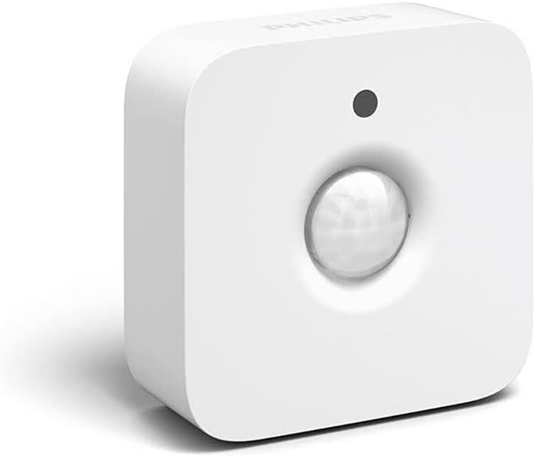 Philips Hue Indoor Motion Sensor for Smart Lights (Requires Hue Hub, Installation-Free, Smart Home, Exclusively for Philips Hue Smart Bulbs)